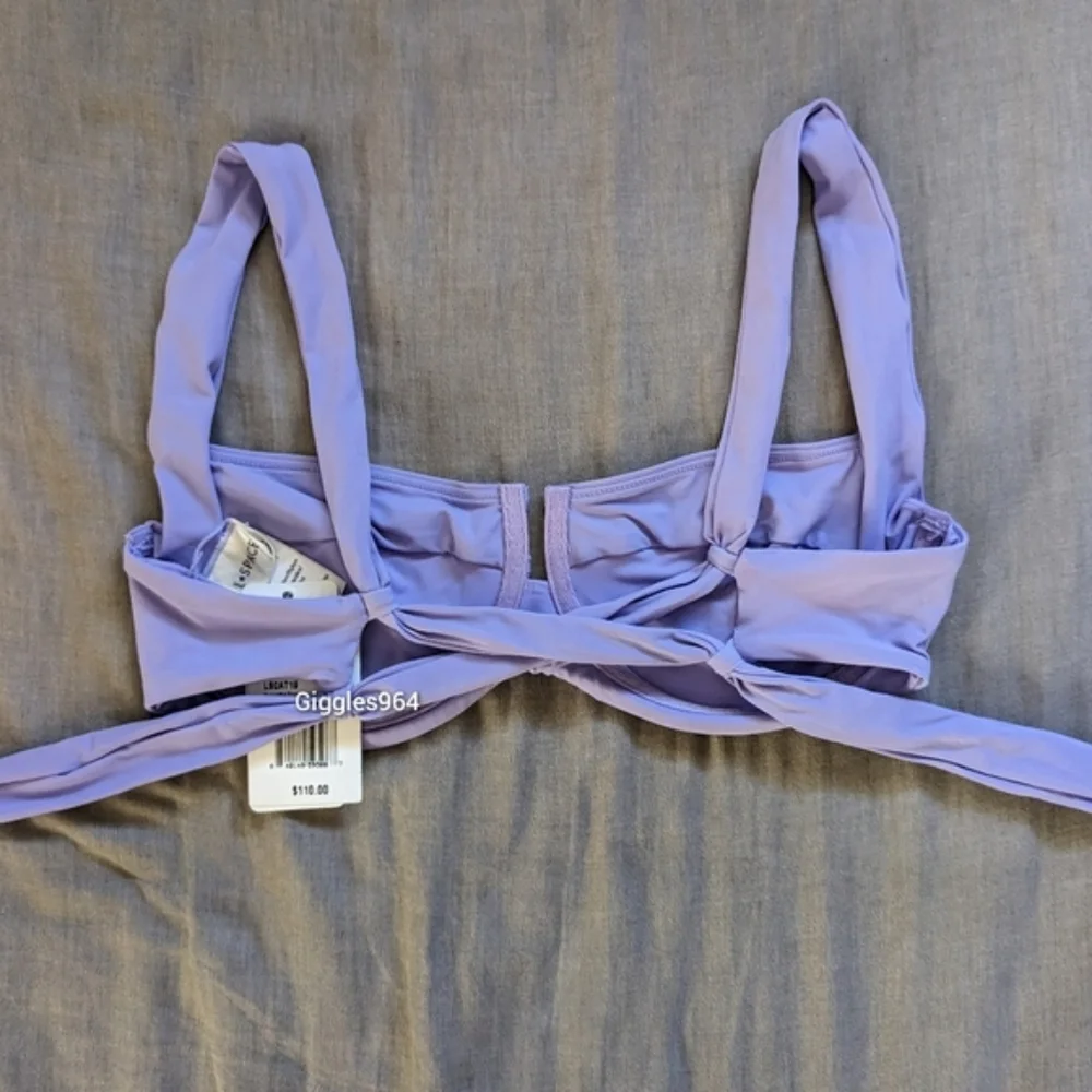 L*Space Camellia Cabana Bikini Set Wisteria